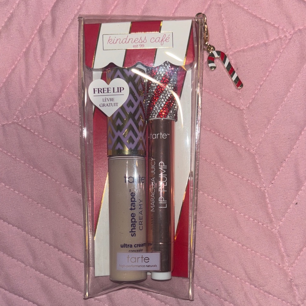 Tarte Kindness Café Concealer and Lip Plump Set - Purple and Red